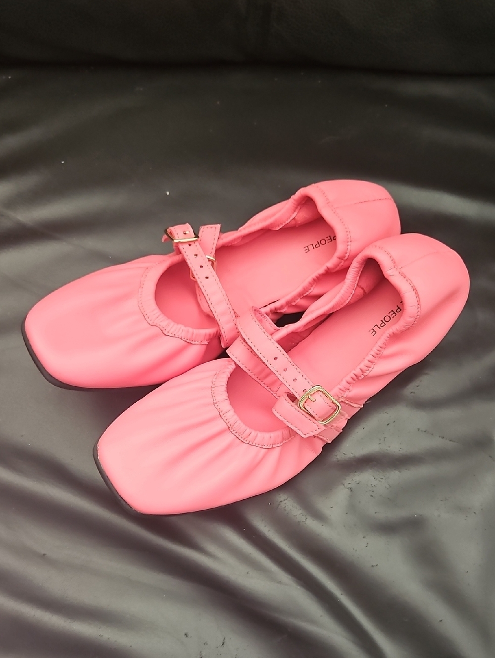 Free People Women's Gemini Ballet Flat, Watermelon 7.5US New - Picture 3 of 10